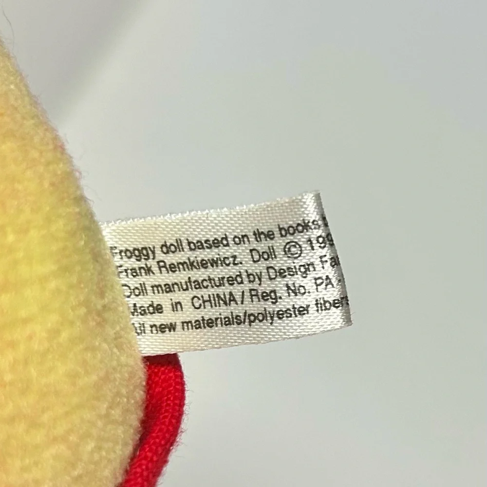 Jonathan London Book Series FROGGY Gets Dressed Plush frog - Picture 5 of 5